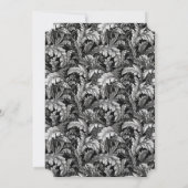 Elegant Formal Equestrian Monogram Crest Wedding Save The Date (Achterkant)