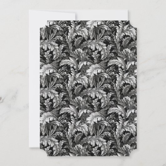 Elegant Formal Equestrian Monogram Crest Wedding Save The Date (Achterkant)