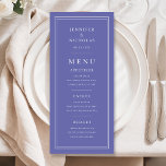 Elegant Formal Purple Wedding Menu<br><div class="desc">Elegant Formal Purple Wedding Menu.</div>