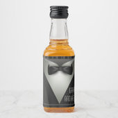 Elegant Formal Tuxedo Bachelor Party Likeurfles Etiket (Voorkant)