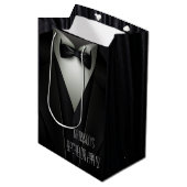 Elegant Formal Tuxedo Bachelor Party Medium Cadeauzakje (Voorkant Gekanteld)