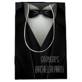 Elegant Formal Tuxedo Bachelor Party Medium Cadeauzakje (Voorkant)