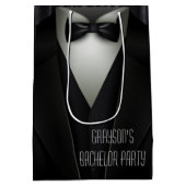 Elegant Formal Tuxedo Bachelor Party Medium Cadeauzakje (Achterkant)