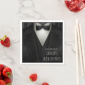Elegant Formal Tuxedo Bachelor Party Servet (Insitu)
