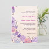 Elegant Formal Wedding Invites Kaart (Staand voorkant)