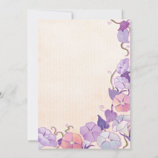 Elegant Formal Wedding Invites Kaart (Achterkant)