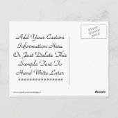 Elegant Formeel Dank u Briefkaarten (Achterkant)