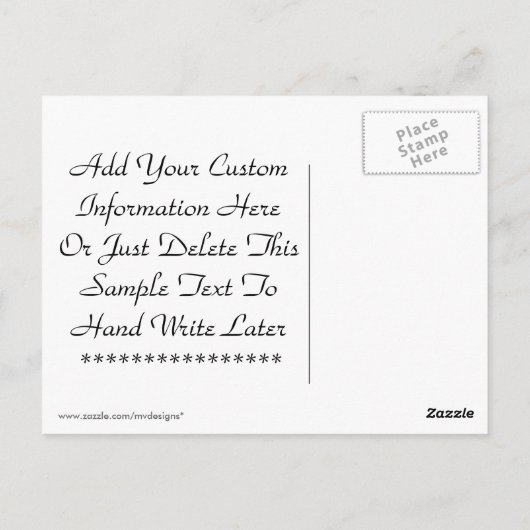 Elegant Formeel Dank u Briefkaarten (Achterkant)