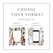 Elegant Formeel Poeder Blauw Bruiloft Kaart