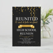 Elegant Formele High School Reunion Uitnodiging (Staand voorkant)