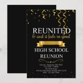 Elegant Formele High School Reunion Uitnodiging (Voorkant / Achterkant)