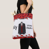 Elegant Formele Mannen Suite Glamoureuze Hearths Tote Bag (Dichtbij)
