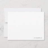 Elegant Formele Respons Card RSVP Kaartje (Achterkant)