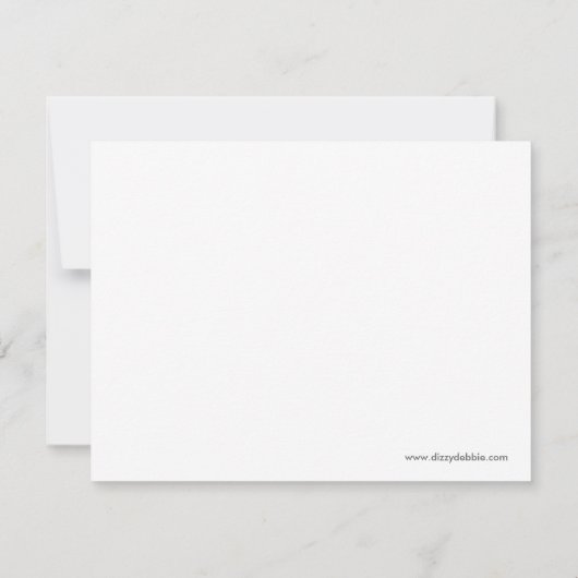 Elegant Formele Respons Card RSVP Kaartje (Achterkant)