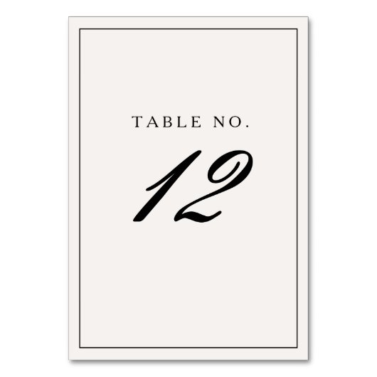 Elegant Formele Zwart Lijst Kalligrafie Bruiloft Kaart (Achterkant)