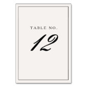 Elegant Formele Zwart Lijst Kalligrafie Bruiloft Kaart (Voorkant)