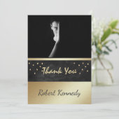 Elegant foto Afstuderen Hartelijk dank Kaart (Staand voorkant)