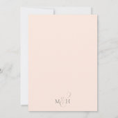 Elegant foto-bedekking Eenvoudig minimalistisch st Kaart (Achterkant)