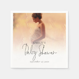 Elegant foto Bekleding Geslacht Neutraal Baby show Servet