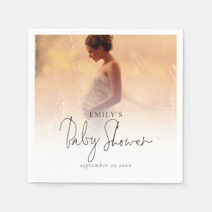 Elegant foto Bekleding Geslacht Neutraal Baby show Servet