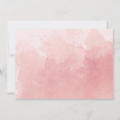 Elegant Foto Blush Pink Monogram Weddenschap Save The Date (Achterkant)