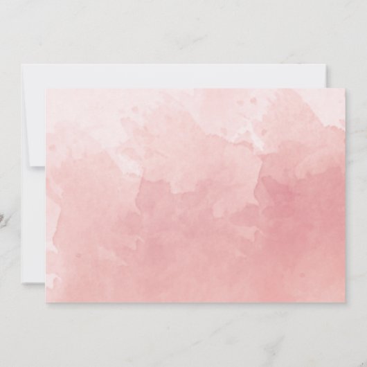 Elegant Foto Blush Pink Monogram Weddenschap Save The Date (Achterkant)