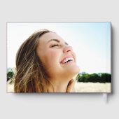 Elegant Foto Burgundy Graduation Party Gastenboek (Achterkant)