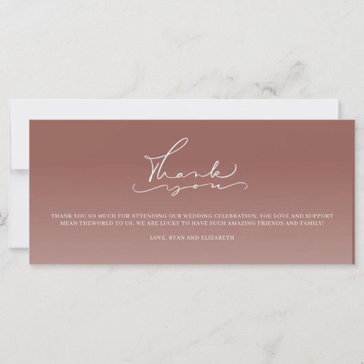 Elegant Foto Collage Rust Fall Weddenschap Harteli (Achterkant)