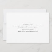 Elegant Foto Collage Yellow Floral Wedding Save The Date (Achterkant)