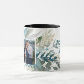 Elegant FOTO GIFTS - Greenery verliest waterverf Mok (Midden)