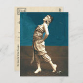 Elegant  Foto Harem Dancer 1920s Briefkaart (Voorkant / Achterkant)