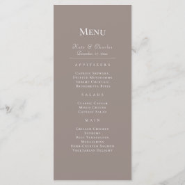 Elegant Foto Lijst QR Code bruiloft Menu