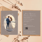 Elegant Foto Lijst QR Code Kaart