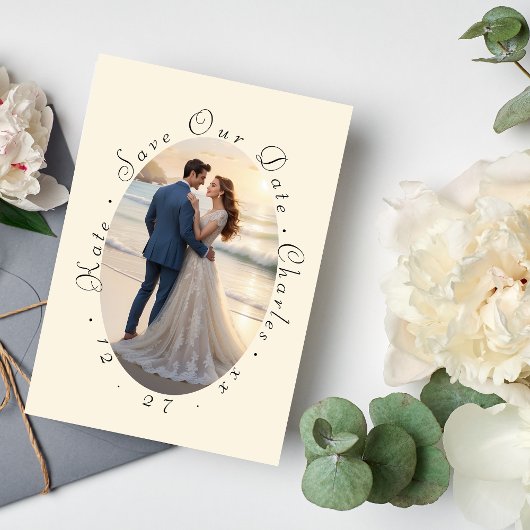 Elegant Foto Lijst QR Code Kaart