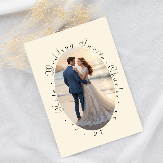 Elegant Foto Lijst QR Code Kaart