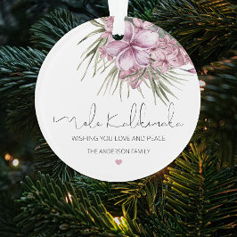 Elegant Foto Mele Kalikimaka - kerstboom Ornament
