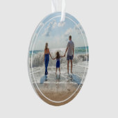 Elegant Foto Mele Kalikimaka - kerstboom Ornament (voorkant)