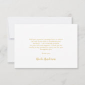 Elegant Foto Modern Afstuderen Bedankkaart (Achterkant)