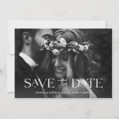Elegant foto save the date (Voorkant)