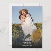 Elegant Foto Script Trouw Save the Dates Goud Date (Achterkant)