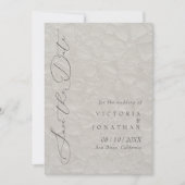 Elegant foto slaat de datum op save the date (Voorkant)