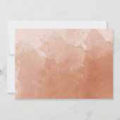 Elegant Foto Terracotta Monogram Wedding Save The Date (Achterkant)