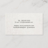 Elegant Foto van de Notaristekenaar Visitekaartje (Achterkant)