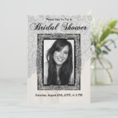 Elegant foto Vrijgezellenfeest Kaart (Staand voorkant)