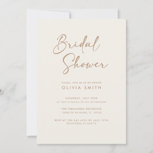 Elegant foto Vrijgezellenfeest Kaart (Voorkant)