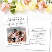 Elegant foto-weddenschap Opslaan Datum