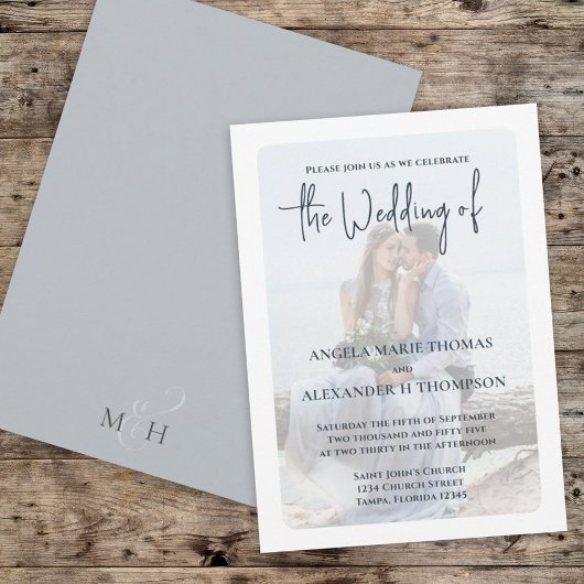 Elegant fotobedekking Eenvoudig minimalistisch mos Kaart