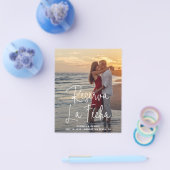 Elegant fotobudget Spaans huwelijk sparen Datum Flyer (Enkel)