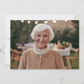 Elegant fotofeest in het leven  kaart (Achterkant)