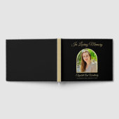 Elegant fotomonument of begrafenis gastenboek (Volledig)